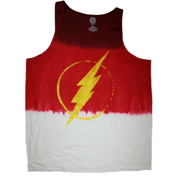 DC Comics Flash Distressed Logo Men's Tank Top (XL)