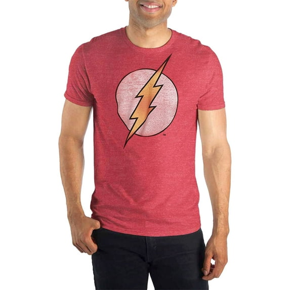 DC Comics Flash Distressed Logo Vintage T-Shirt