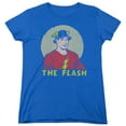 thumbnail image 1 of DC Comics Flash Faded Circle S/S Women's T-Shirt Royal Blue, 1 of 1