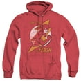 thumbnail image 1 of DC Comics Flash Flash Bolt Adult Heather Hoodie Sweatshirt, 1 of 1