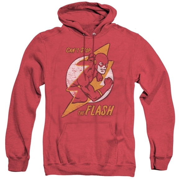 DC Comics Flash Flash Bolt Adult Heather Hoodie Sweatshirt