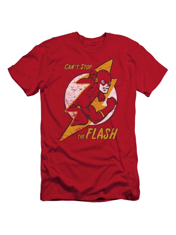 DC Comics Flash Flash Bolt S/S Adult 30/1 T-Shirt