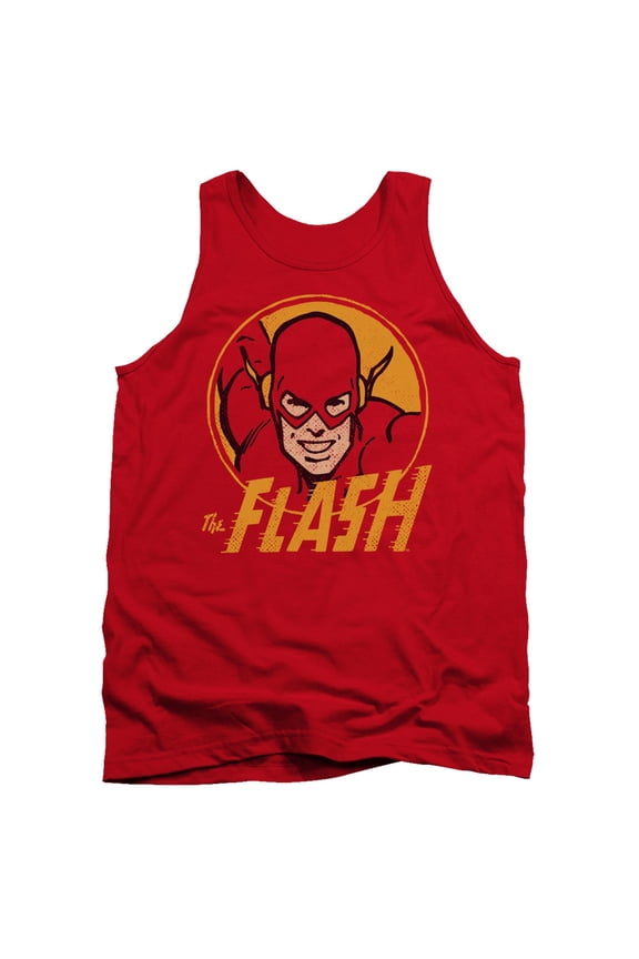 DC Comics Flash Flash Circle Adult Tank Top