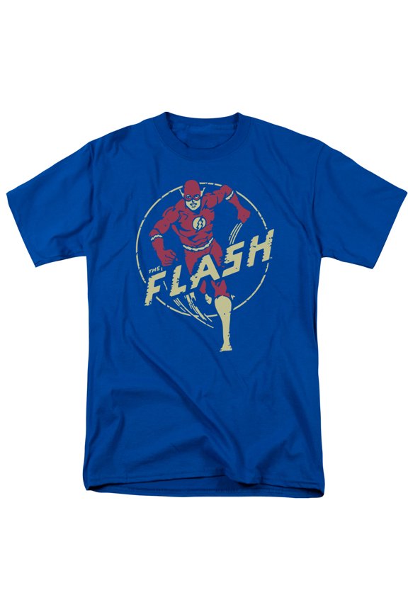 DC Comics Flash Flash Comics S/S Adult 18/1 Royal Blue