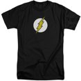 thumbnail image 1 of DC Comics Flash Flash Logo S/S Adult Tall Black, 1 of 1