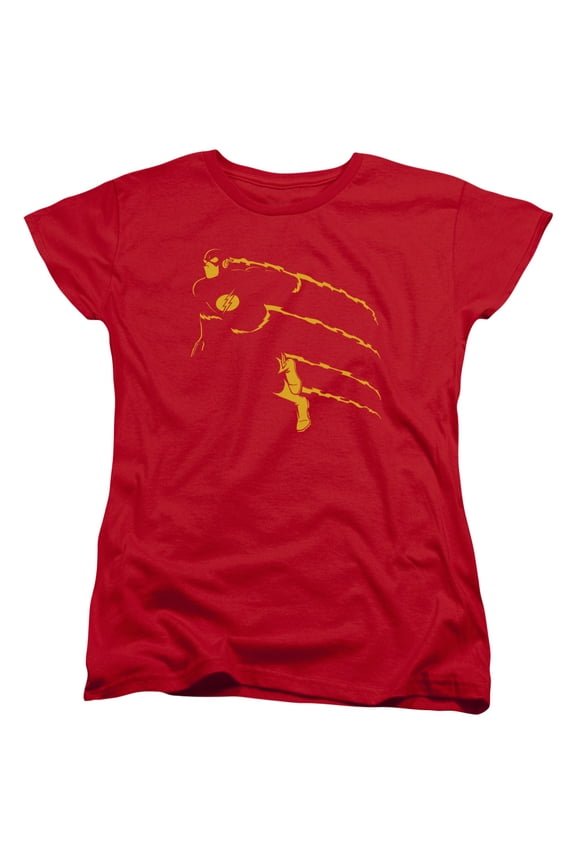DC Comics Flash Flash Min S/S Women's T-Shirt Red