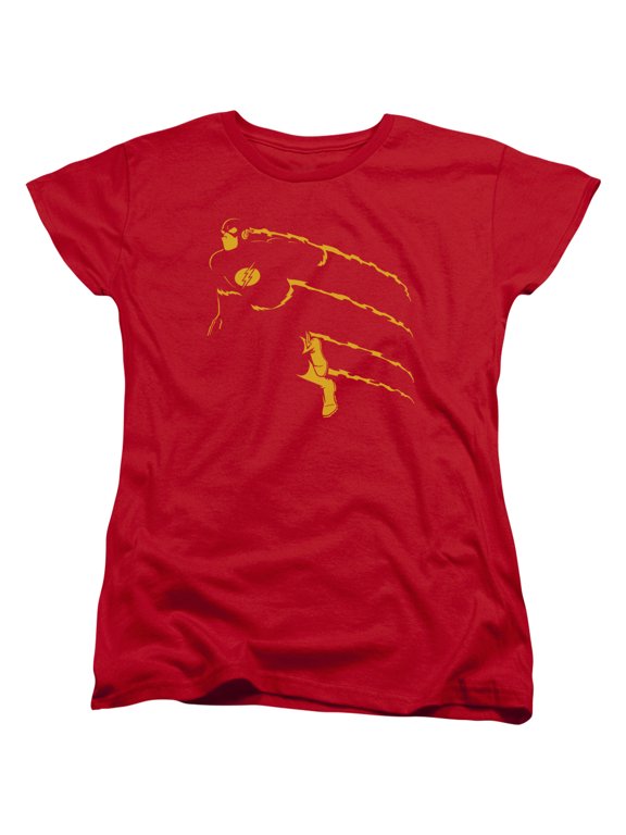 DC Comics Flash Flash Min S/S Women's T-Shirt Red