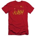thumbnail image 1 of DC Comics Flash Flash Speed Distressed S/S Adult 30/1 T-Shirt Red, 1 of 1