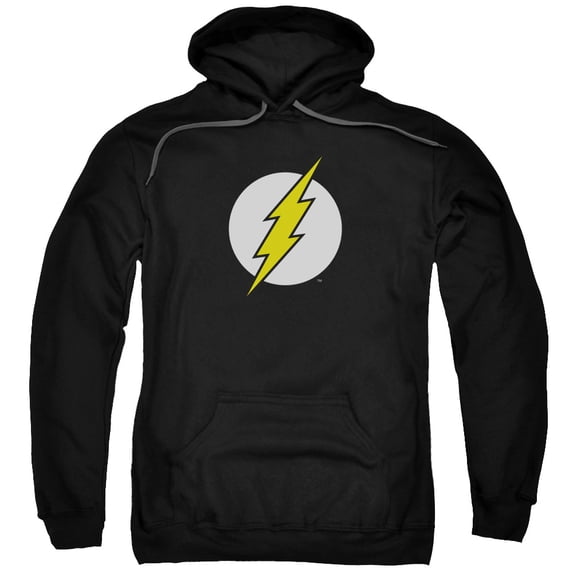 DC Comics Flash Logo Mens Pullover Hoodie