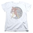 thumbnail image 1 of DC Comics Flash Retro Flash Iron On S/S Women's T-Shirt White, 1 of 1