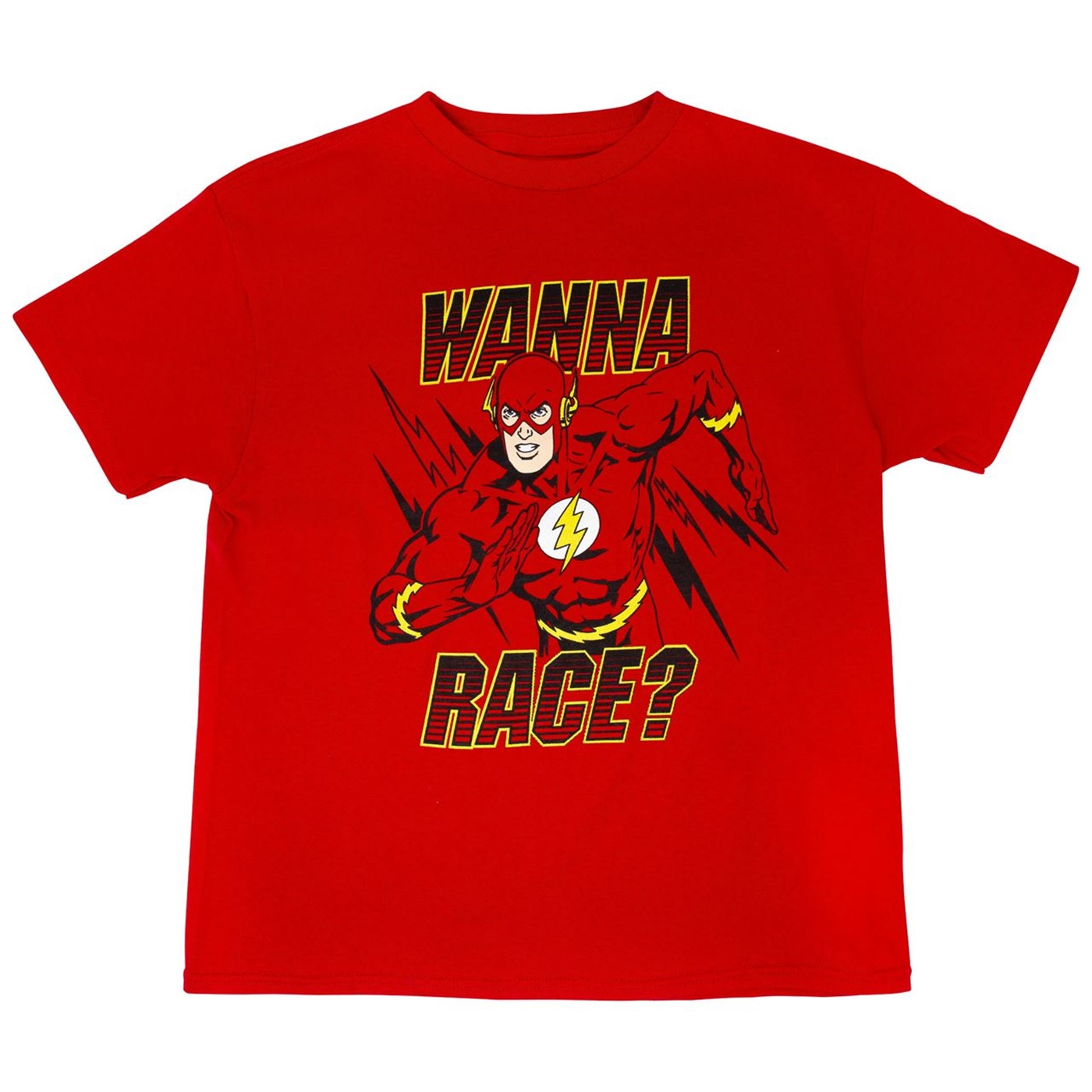 DC Comics Flash Wanna Race? T-Shirt-XLarge (14-16) - image 1 of 1