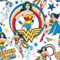 thumbnail image 1 of DC Comics Fleece 58" Wonder Woman Girl Power Fabric, per Yard, 1 of 1