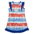 thumbnail image 1 of DC Comics Girls' Big Wonder Woman Logo Short Sleeve Pajama Dress, BLURED, 10/12, 1 of 1