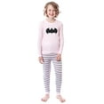 thumbnail image 1 of DC Comics Girls' Child Batman Bat Logo Symbol Superhero Sleep Pajama Set, 1 of 5