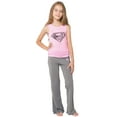 thumbnail image 1 of DC Comics Girls' Superman Supergirl Americana 2PC Tank Top Yoga Pajama Set, 1 of 5