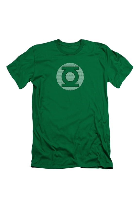 DC Comics Gl Little Logos S/S Adult 30/1 T-Shirt Kelly Green