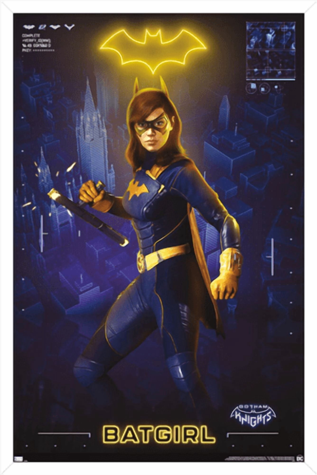 DC Comics Gotham Knights - Batgirl Wall Poster, 22.375" x 34" Framed