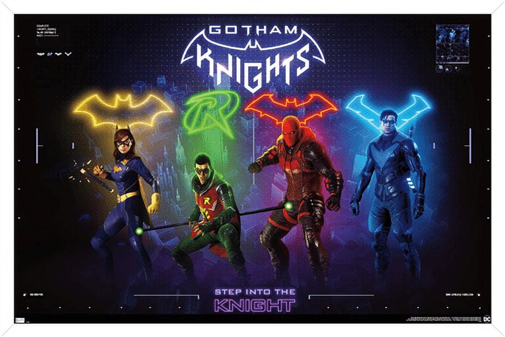 DC Comics Gotham Knights - Characters Wall Poster, 22.375" x 34" Framed