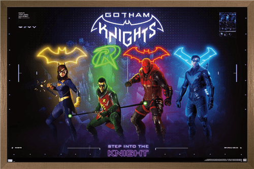 DC Comics Gotham Knights - Characters Wall Poster, 22.375" x 34" Framed