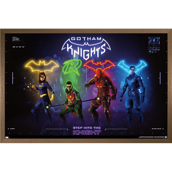 DC Comics Gotham Knights - Characters Wall Poster, 22.375" x 34" Framed