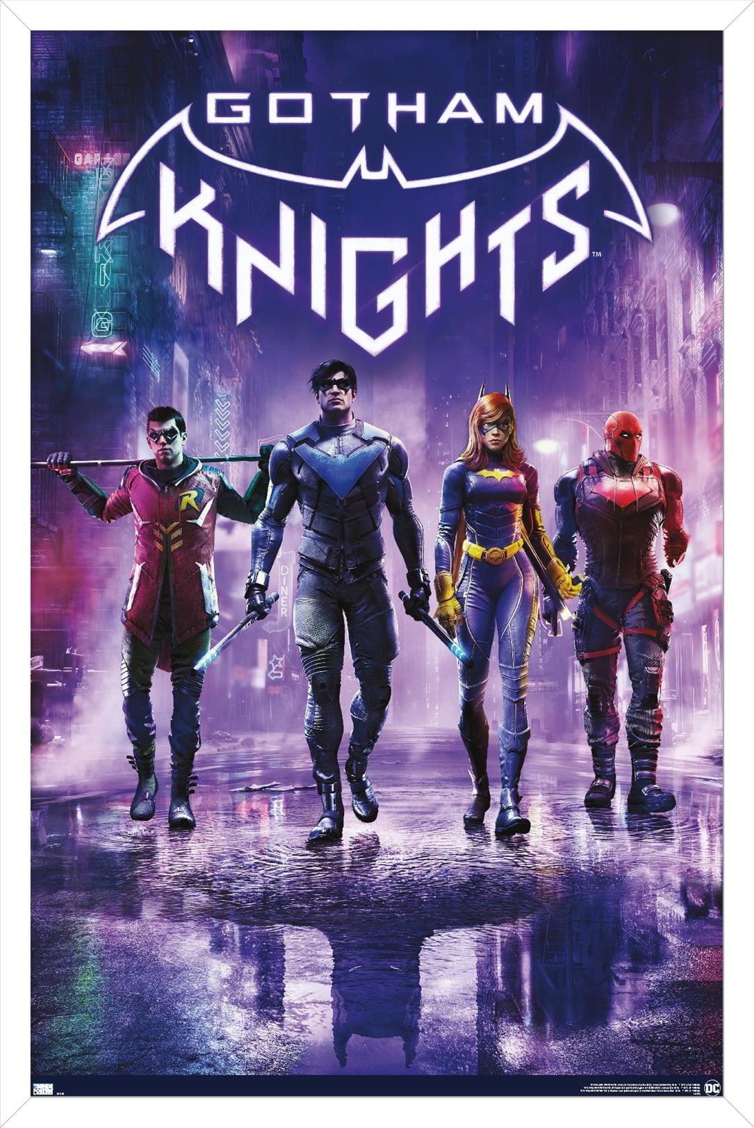 DC Comics Gotham Knights - Key Art Wall Poster, 22.375" x 34" Framed