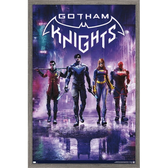 DC Comics Gotham Knights - Key Art Wall Poster, 22.375" x 34" Framed