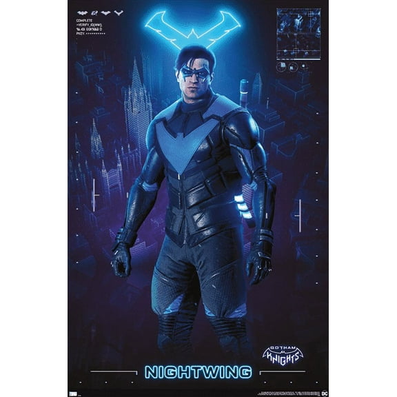 DC Comics Gotham Knights - Nightwing Wall Poster, 22.375" x 34"