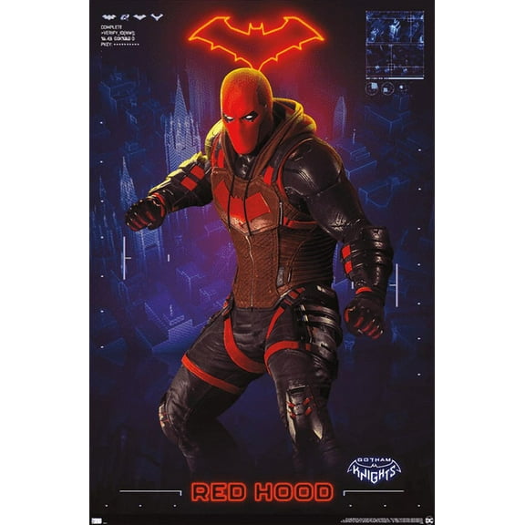 DC Comics Gotham Knights - Red Hood Wall Poster, 14.725" x 22.375"