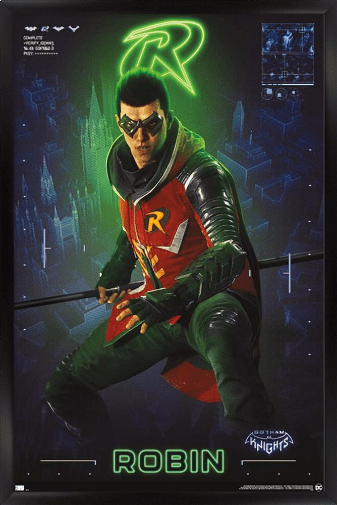 DC Comics Gotham Knights - Robin Wall Poster, 22.375" x 34" Framed