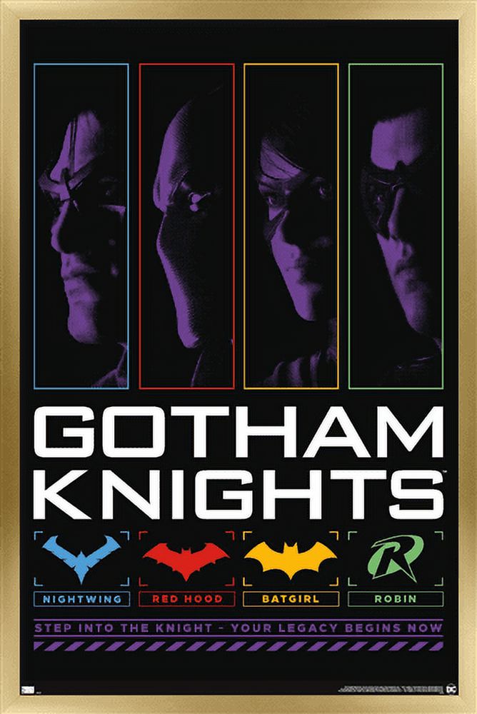 DC Comics Gotham Knights - Step In Wall Poster, 22.375" x 34" Framed