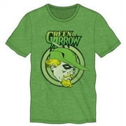 DC Comics Green Arrow Men's Green T-Shirt Tee Shirt-Large