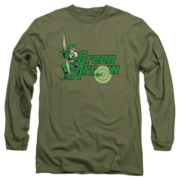 DC Comics Green Arrow Mens Long Sleeve Shirt
