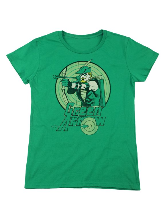 DC Comics Green Arrow S/S Women's T-Shirt Kelly Green