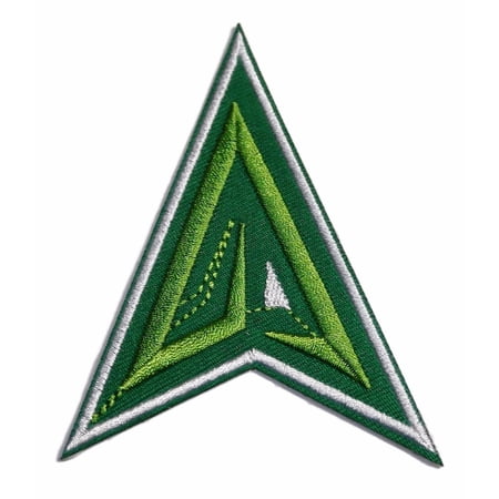 DC Comics Green Arrow Shield Logo 3 " Wide Embroidered Iron On Patch