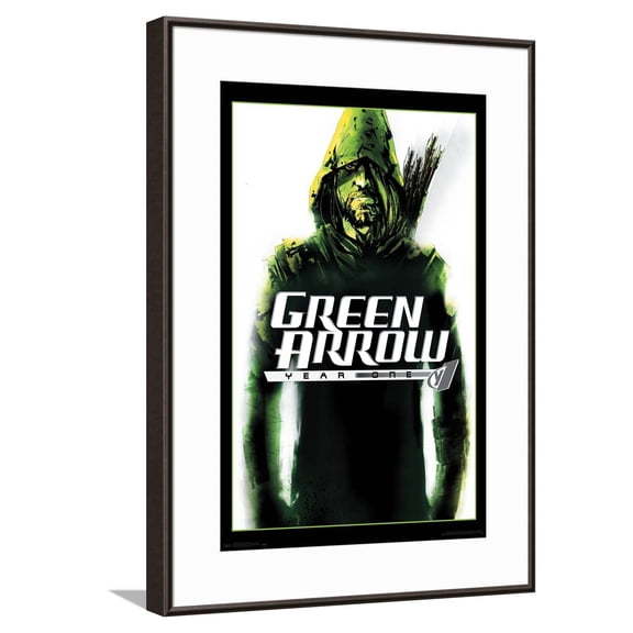 DC Comics Green Arrow - Year One Canvas Wall Poster, 14.725" x 22.375"