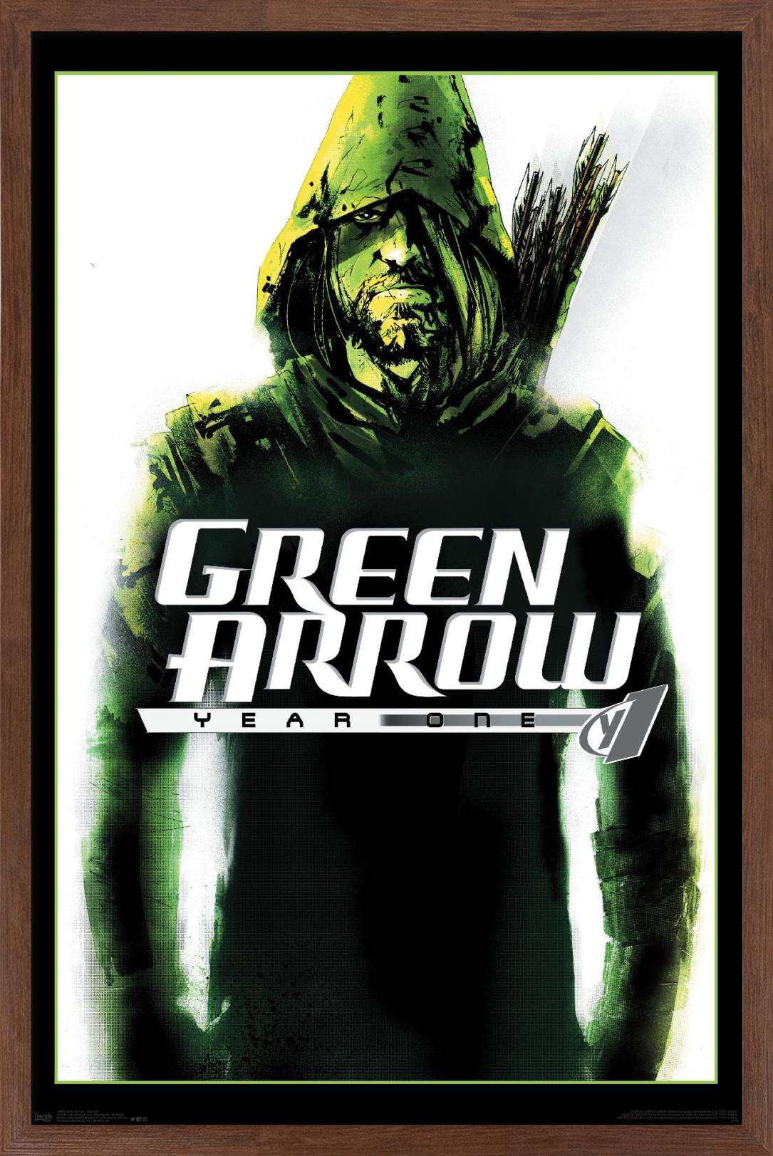 DC Comics - Green Arrow - Year One Wall Poster, 14.725" x 22.375", Framed