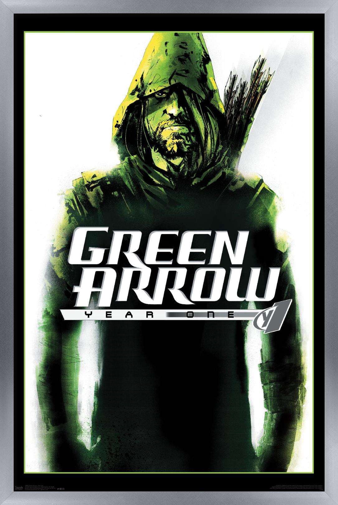 DC Comics - Green Arrow - Year One Wall Poster, 14.725" x 22.375", Framed