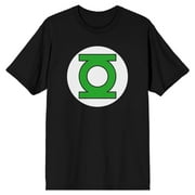 DC Comics Green Lantern Logo Mens Black Graphic Tee-5XL