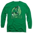thumbnail image 1 of DC Comics Green Lantern Long Sleeve Adult 18/1 T-Shirt Kelly Green, 1 of 1