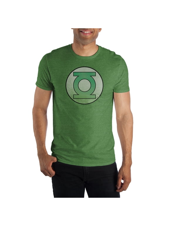 Green Lantern Men's Heather T-Shirt-Medium
