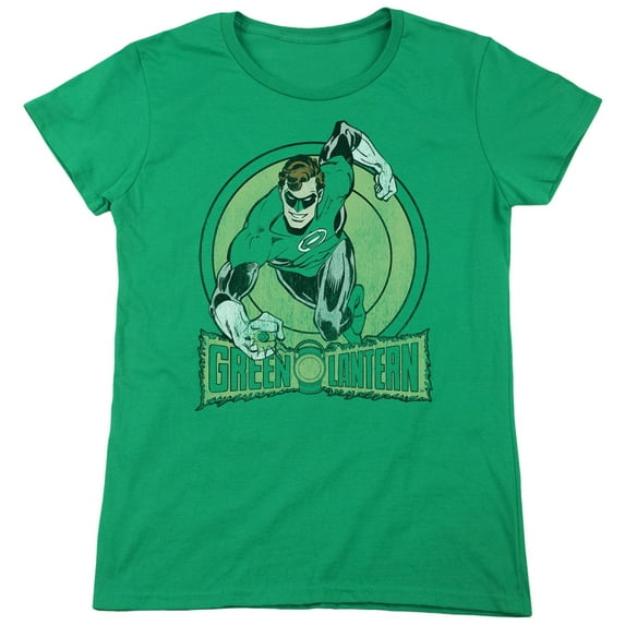 DC Comics Green Lantern S/S Women's T-Shirt Kelly Green