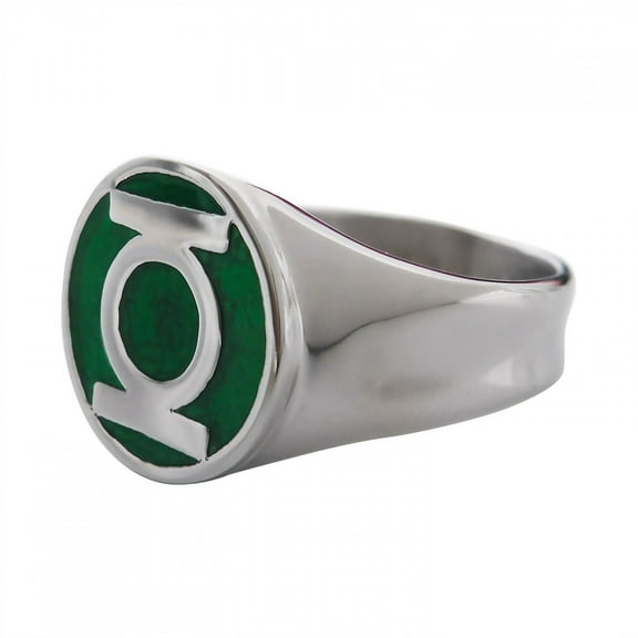 DC Comics Green Lantern Steel Ring, Size