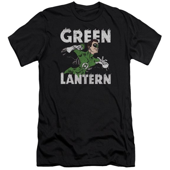DC Comics Hal Power Premium Canvas Adult Slim Fit 30/1 T-Shirt Black