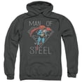 thumbnail image 1 of DC Comics Hardened Heart Adult Pullover Hoodie Sweatshirt Charcoal, 1 of 1