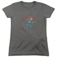thumbnail image 1 of DC Comics Hardened Heart S/S Women's T-Shirt Charcoal, 1 of 1