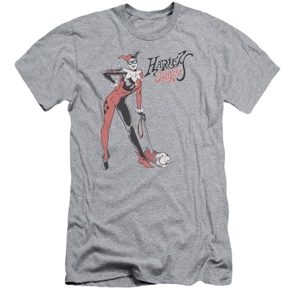 DC Comics Harley Hammer S/S Adult 30/1 T-Shirt Athletic Heather