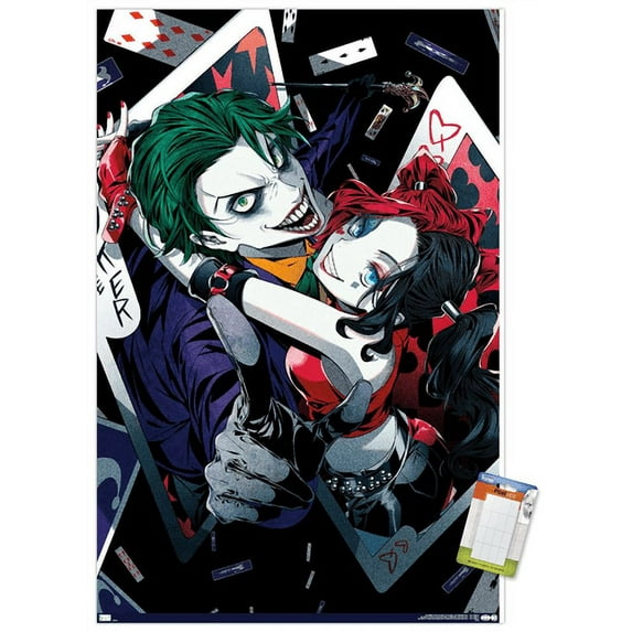 DC Comics - Harley Quinn Anime - Joker Hug Wall Poster, 22.375" x 34"