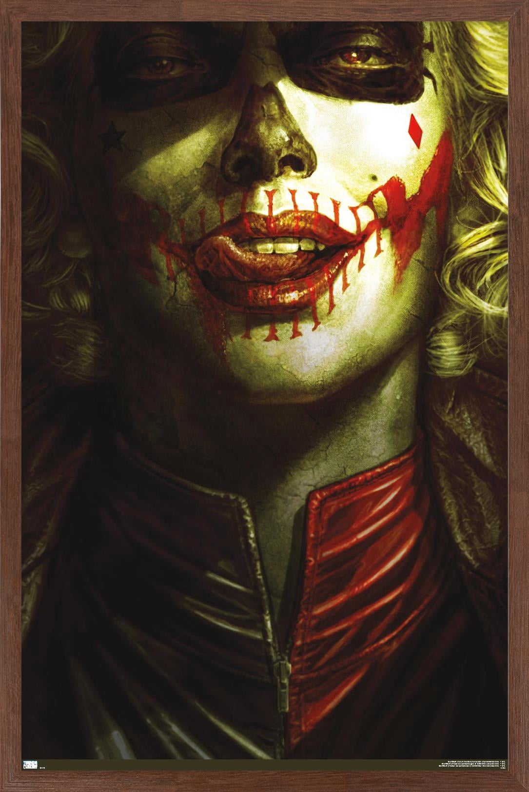 DC Comics - Harley Quinn - Batman: Damned Wall Poster, 22.375" x 34" Framed