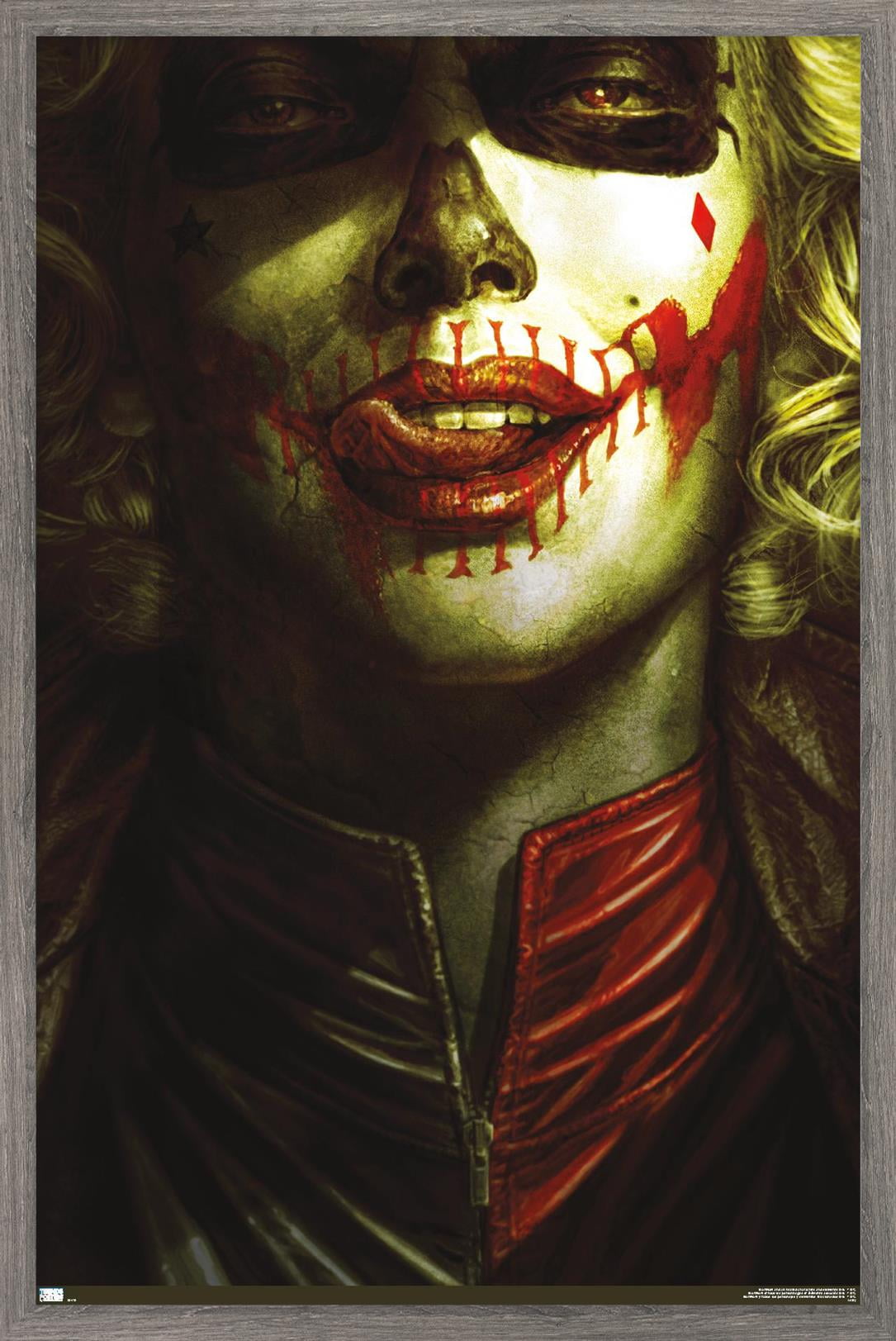 DC Comics - Harley Quinn - Batman: Damned Wall Poster, 22.375" x 34" Framed