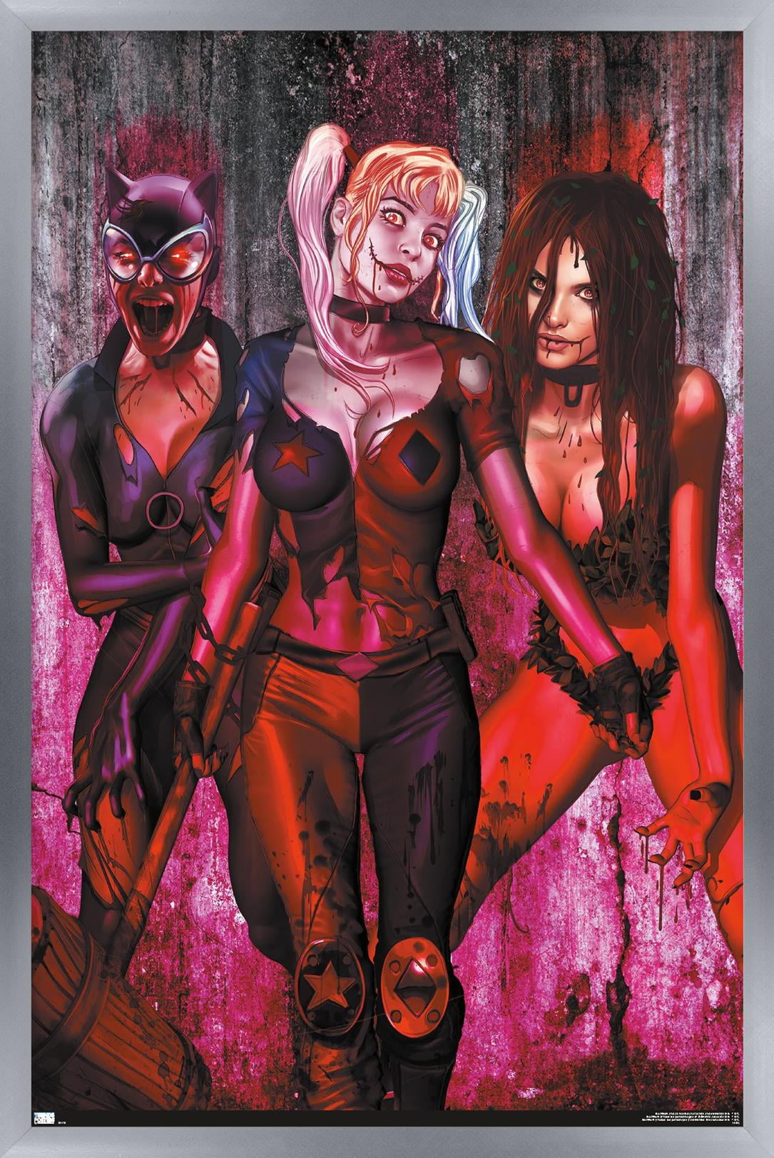 DC Comics - Harley Quinn - DCeased #1 Variant Wall Poster, 22.375" x 34" Framed